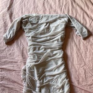 Elegant Off-Shoulder Ruched Dress